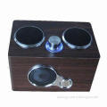 USB Wooden Speaker, Supports USB Memory, Compatible with Mobile Phones and Laptops